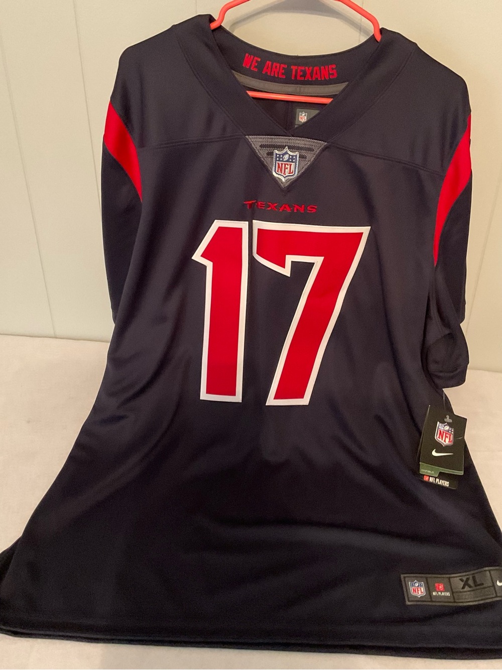 Nike Houston Texans Brock Osweiler #17 Jersey Men’s XL Navy and Red NWT